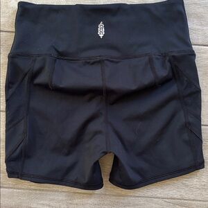 Free People Movement Black Shorts Sm